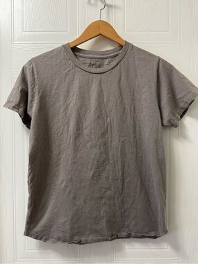 Barking irons Men's Short Sleeve Crewneck T-Shirt - Taupe Gray